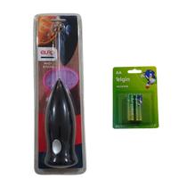 Mixer Misturador De Bebidas Pilhas inclusas Preto Euro Home