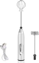 Mixer Misturador Processador De Bebidas Ovos Alimentos Portátil Elétrico Bateria Inox Recarregável