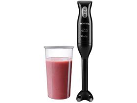 Mixer Mondial Pratic 2 em 1 com Copo de 600mL e Lâminas em Aço Inox 200W Preto 220V - M-15-B