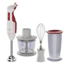 Mixer oster delight funcao turbo 3 em 1 branco/vermelho 220v 2615u