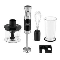 Mixer Portátil Black Decker Mk600 Mini Processador Vertical 3 Em 1 Com Design Em Inox 127v
