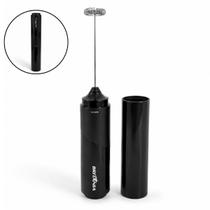 Mixer Portátil Britânia Sem Fio Leite Café Pilha Preto Espuma Rápido Capuccino Misturador
