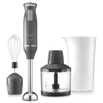 Mixer Power Inox Lunar Elgin 3 em 1 Mistura, Tritura e Bate 600W 127V