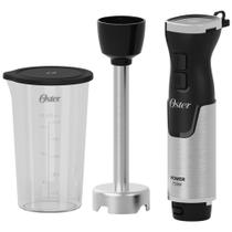 Mixer Power Oster Black Inox OMIX370 127V Potência de 750W 4 Lâminas em Aço Inox