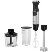 Mixer Power Oster OMIX570 220V Black Inox 3 em 1 Lâminas em Aço Inox 750W Preto