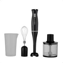 Mixer Processador 3 em 1 Agratto 200W Lâminas Em Aço Inoxidável Copo Medidor Botão de Acionamento