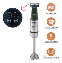 Mixer Processador Elétrico Tela Digital Potente Cozinha 220v