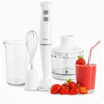 Mixer Processador Turbo 3 Em 1 220v Triturador E Fuet Branco - Bak 250w