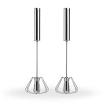 Mixer Semi Automático Inox Batedor de Ovos, Claras, Sucos Vitaminas e Drinks, para sua Casa Bares B