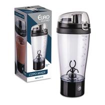 Mixer Shake Misturador de Suplementos à Pilha Preto 450ML