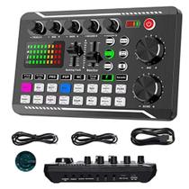 Mixer Sound Card Para Live Transmissão ao Vivo Youtube TikTok Instagram Twitter X Mixer Sound Card Para Live Transmissão ao Vivo Youtube TikTok Instagram Twitter X