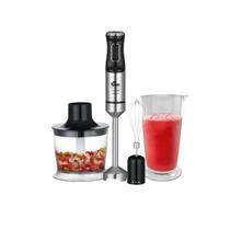 Mixer Turbo Processador 3 em 1 Aço Inox 1000W Preto Kian 127V