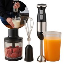 Mixer Turbo Vertical 4 Em 1 Moedor Processador De Alimentos 500W Inox Linha Premium - Roohs Malibu Presentes