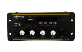 Mixer Usb Bluetooth Exclusive Som Mic P10 12 e 24 Volts