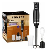 Mixer Vertical Bebidas Gelada 4 Em 1 Aço Inox 300w Sokany