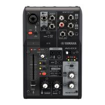 Mixer Yamaha AG03MK2 de 6 canais de transmissão ao vivo preto Mixer Yamaha AG03MK2 de 6 canais de transmissão ao vivo preto