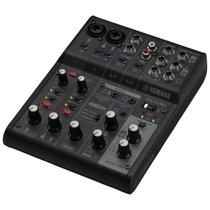 Mixer Yamaha AG06MK2 Black de 6 canais ao vivo