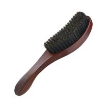 MJ-Médio Javali e Nylon Cerdas Escova De Barba, cuidado africano para homens, grooming Wave Brush