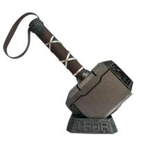 Mjolnir Martelo Thor com Base Filme Vingadores Colecionavel Estatua Colecionável Decoração 30cm - NoBrand