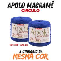 mkpl -BARBANTE APOLO MACRAME CIRCULO 24 FIOS -800G -KIT 2 UN