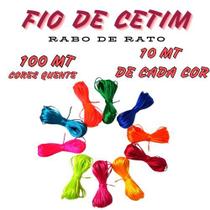 Mkpl- kit fio de cetim (rabo de rato) 1mm - 100mt Mkpl- kit fio de cetim (rabo de rato) 1mm - 100mt