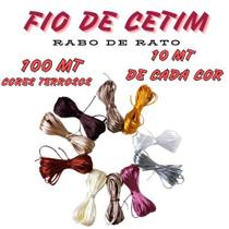 Mkpl- kit fio de cetim (rabo de rato) 1mm - 100mt Mkpl- kit fio de cetim (rabo de rato) 1mm - 100mt