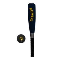 MLB Milwaukee Brewers Team Jumbo Foam Bat and Ball Set, 21