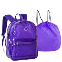 Mmochila Escolar Clio Neon Roxo E Violeta 2 Em 1 10L