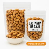 Mn Plus 1kg Castanha Caju Artesanal Torrada Inteira C/ Sal