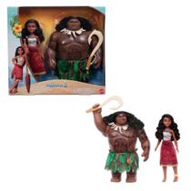 Moana 2 Bonecos Moana e Maui - Mattel