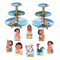 Moana Baby Kit 2 Baleiros Com 8 Displays De Mesa