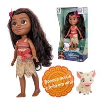 Moana Criança Articulada com Bichinho de Estimação Barata