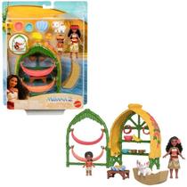 Moana Disney Filme 2 - Casa Moana e Simea com Pua e Acessórios - Mattel