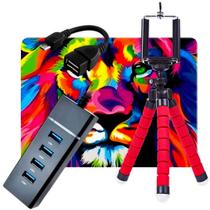 Mobilador Gamer Periféricos Acessórios Tripe Otg Hub e Pad