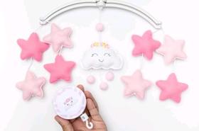 Mobile Berço Bebe Chuva De Amor fixo Mobile Berço Bebe Chuva De Amor fixo