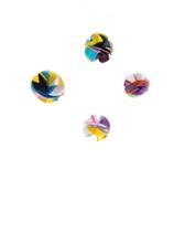 Móbile berço bebê infantil quarto bolas coloridas origami
