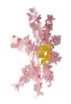 Móbile berço bebê infantil quarto Flor Flutuante borboletas