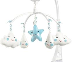 Móbile Berço Bebê Musical E Giratório Chuva De Amor ul - Sleepbaby