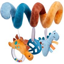 Móbile Berço Carrinho Mola de Atividades Magic Mordedores Chocalho Livre de BPA 4m Buba