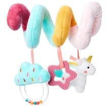 Móbile Berço Carrinho Mola de Atividades Magic Mordedores Chocalho Livre de BPA 4m Buba