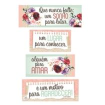 Móbile De Parede Frases Que Nunca Falte: Um Sonho...39x25,5 Móbile De Parede Frases Que Nunca Falte: Um Sonho...39x25,5