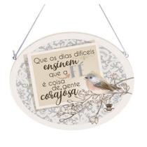 Móbile De Parede Que Os Dias Dificeis Ensinem...15x18,5