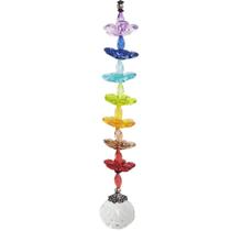 Móbile Esfera De Cristal 7 Chakras Em Flores 21348