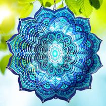 Móbile Giratório GOOLLYRUSIM Mandala 30 cm em Aço Inoxidável