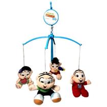 Móbile Giratório Musical De Pelúcia Turma Da Mônica Baby Azul Menino Personagens - Kitstar
