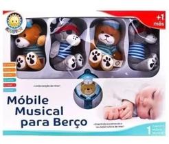 Mobile Giratório Musical P/ Berço Em Pelúcia Pirata Kitstar