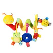 Mobile Infantil Espiral com Chocalho de Pelúcia - Centopeia Mobile Infantil Espiral com Chocalho de Pelúcia - Centopeia
