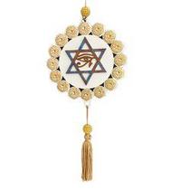 Móbile Mandala Estrela de Davi/Olho de Hórus 12cm