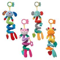 Móbile Mola Happy Zoo Buba Chocalho Divertido Colorido Pelúcia