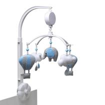 Móbile Musical Elefante Balão ul Quarto Bebê Infantil Móbile Musical Elefante Balão ul Quarto Bebê Infantil